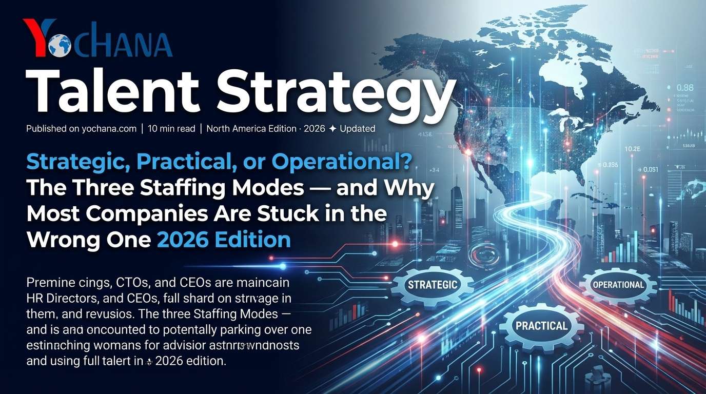 Strategic vs Operational IT Staffing &mdash; The Three Staffing Modes &mdash; Yochana IT Solutions 2026