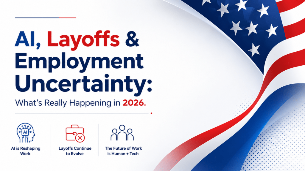 AI layoffs and employment uncertainty in 2026 — USA tech workforce trends blog by Yochana